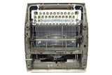 Vintage Adler Typewriter Gabriele 35 Model from Western Germany, Dark Blue, Silver