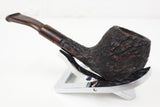 Vintage Pal Briar Estate Tobacco Pipe Italy, Compact Pocket Pipe, Rock Grain