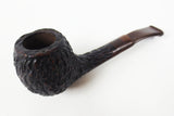 Vintage Pal Briar Estate Tobacco Pipe Italy, Compact Pocket Pipe, Rock Grain