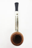 Vintage Estate Tobacco Pipe Silver Nylon & Wood by First France, 5 3/4" Long