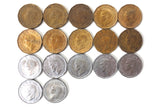 17 Coins Collection WW2 1942 1943 1944 1945 Tombac Victory Canada 5 Cents Nickel