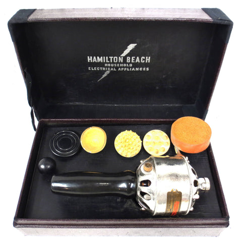 Vintage Hamilton Beach Women's Vibrator 8.5" w/ All 6 Accessories & Box, Works