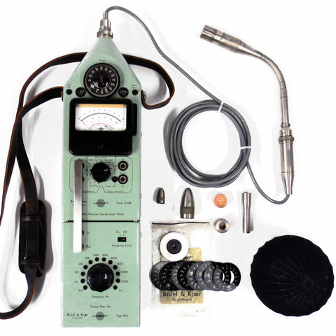 Bruel & Kjaer Sound Level Meter 2204, Octave Filter 1613 and 11+ Microphone Accs.