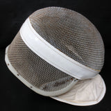 Vintage Leon Paul Fencing Face Mask Helmet Guard, Medium Size, Metal Mesh, White