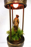 Vintage Mineral Oil Rain Drop Ceiling Light Lamp 21" Tall, Woman Bathing, Drip Motion