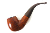 Large Peterson Tobacco Pipe Straight Grain #6, Ireland Republic, Vintage, Curved