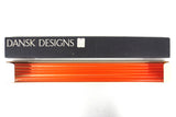 Vintage New Set of 12 Orange Dansk Designs Tiny Taper Candles 1/4&quot; X 16&quot;